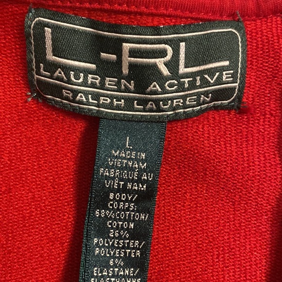 L-RL Lauren Active Vest Full Zip Side Zip Pockets Women’s Large - Picture 2 of 13